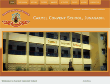 Tablet Screenshot of carmelconventschooljunagadh.com